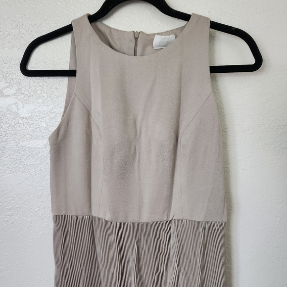 CLAUDE Midi Dress Small Gray Sleeveless New with Tags - Picture 4 of 11